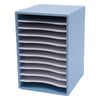 11 Tier Office Home Paper File Holder Document Storage Rack Desktop Organizer