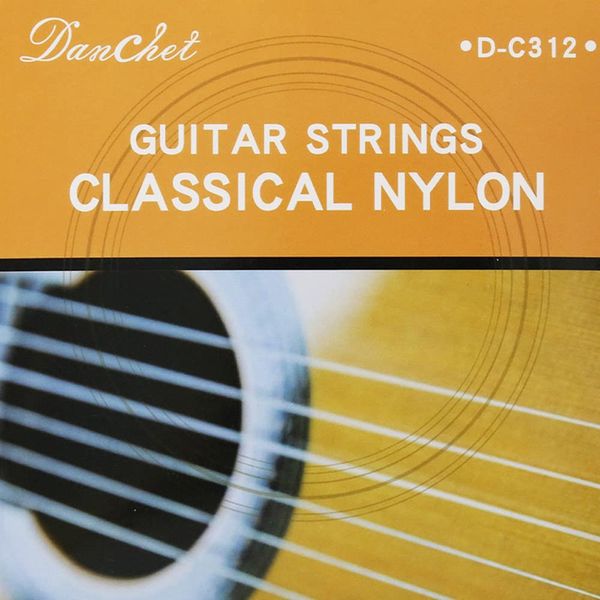 Danchet C312 Nylon Silver Plated Copper Classical Guitar Strings,Normal Tension(1 Set)