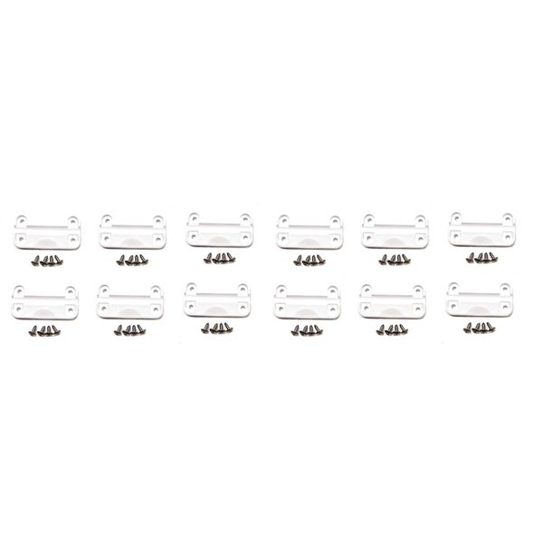 JSP Manufacturing New Igloo Cooler Replacement Plastic Hinges + Stainless Screws (12)