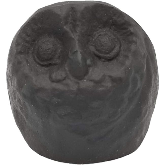 Iwachu 30021 Paperweight Owl Large Black Design Accessory Nambu Ironware