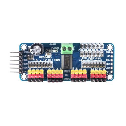 ACEIRMC PCA9685 16 Channel 12-bit PWM Servo Motor Driver IIC Module Compatible with Arduino Robot (3 Pack)