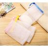 AKOAK 10 PCS Exfoliating Mesh Soap Pouch Bubble Foam Net Soap Sack Saver Pouch Drawstring Holder Bags (Color Random)