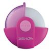 Maped Set of 3 Zenoa Plastic Erasers with Rotating Case - Assorted Colours