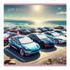 kinder Fluff Windshield Sun Shade for Tesla S | XS (57x36in)