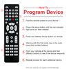 GE Universal Remote Control for Samsung, Vizio, LG, Brushed Black