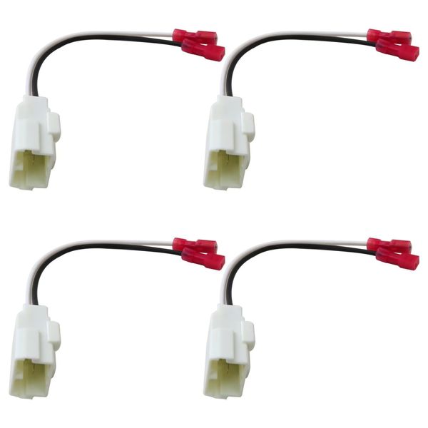 Upgrade Version 4X Front Rear Door Speaker Wire Harness Connector Plug for 2017-2020 Chrysler Pacifica