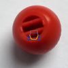 Bug-Ghia-T3 Heater Control Knob, Red, 65-72