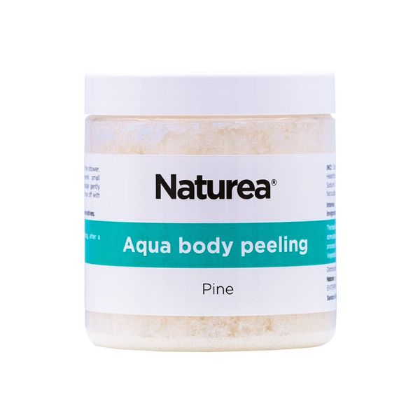 Naturea Aqua Body Peeling Pine. Invigorating Pine Scent and the Magic of Sea Salt in Every Drop!