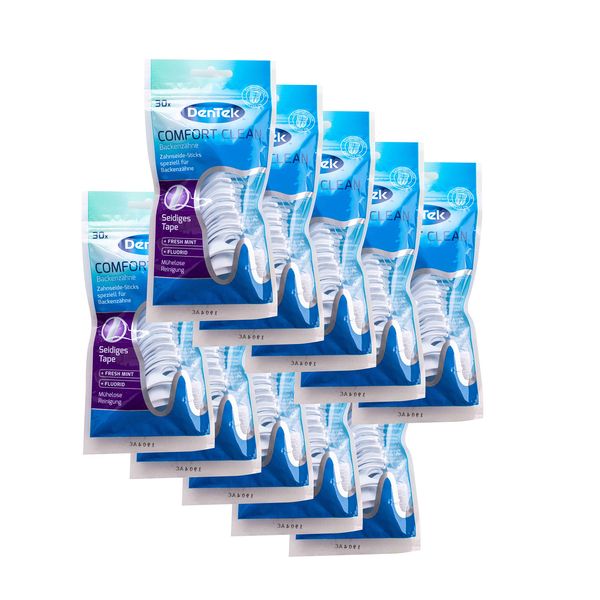 DenTek Comfort Clean Dental Floss Sticks Pack of 10