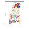 Official Brightside Greeting Card, Super Duper Happy Birthday