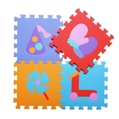 Coolcandy Baby Play Mat, 25Pcs Interlocking Puzzle Floor Mat, with Safety Fence - 0.4" Thick Non-Toxic EVA Foam Play Mat, for Infants & Toddlers 3-36 Months, Soft Puzzle Tiles for Play Areas