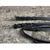 Equipride Leather Reins For Working Hunter Bridle with Quick Release Snap Hooks (Full, Black)