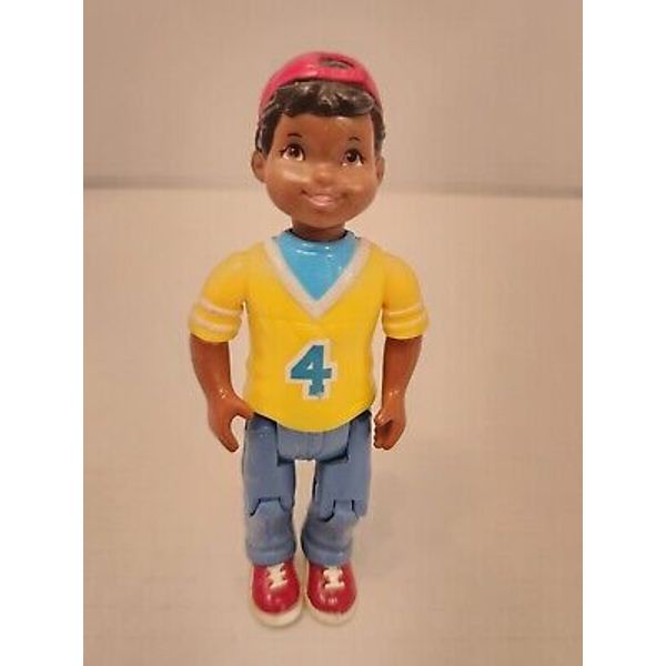 2002 FISHER PRICE Loving Family Dollhouse AFRICAN AMERICAN BOY SON Sports Shirt