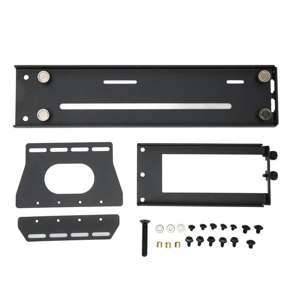 GPU Support Bracket, Vertical GPU Mount PCI E 3.0 X16 Graphics Card VGA Support Bracket Holder with Pretty Lighting, Adjustable Bracket for ATX PC Case (26 * 6.2 * 12.8 cm)