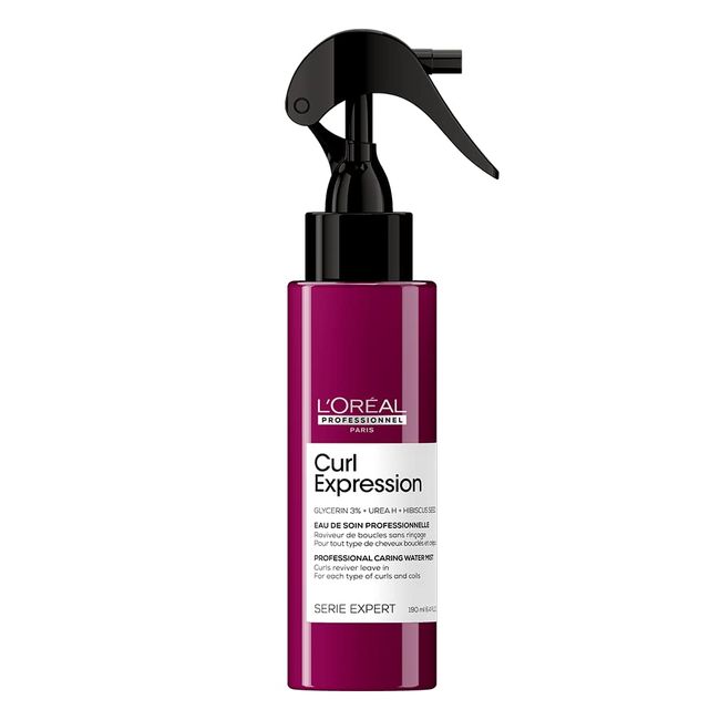 L'Oreal Professionnel Curls Reviver | For Curly and Coily Hair | Revives Curls | Provides Frizz Control | Sulfate, Silicone, Paraben, and Alcohol Free | 6.4 Fl. Oz.