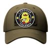 I CHOOSE VIOLENCE Patch, Round Embroidered Patch with Duck & Knife Design