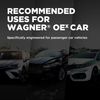 Wagner Brake OEX OEX1017 Disc Brake Pad Set Premium Ceramic