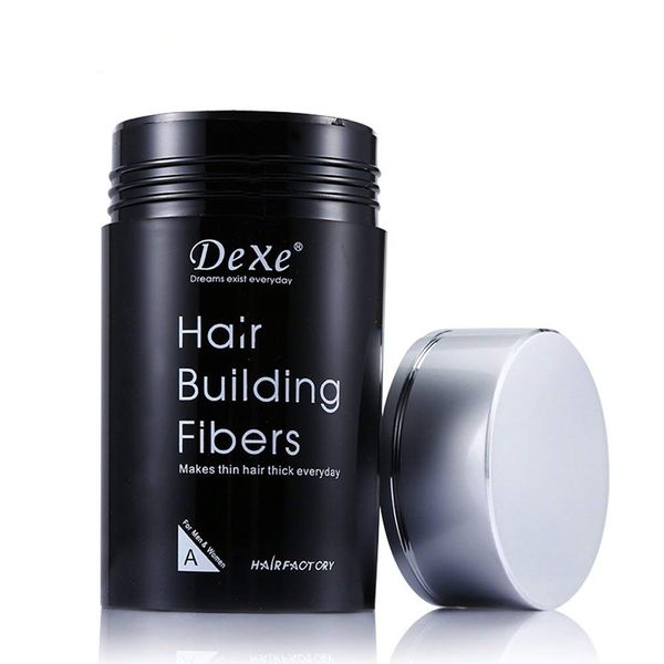 Dexe Hair Building Fibers for Thinning Hair, Apstour Undetectable & Natural Disposable Hair Fiber- Instantly Conceals Hair Loss in Secs - Hair Thickener & Topper for Women & Men 22g /0.78oz/Deep Brown