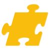 Plexiglas® Cut 3-50 cm - Puzzle Yellow, Size: 11 cm, Pack of 1