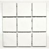 2x2 Essential White Matte Subway Ceramic Tile Kitchen Backsplash (6x6 sheet)