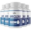 AMICLEAR Blood Sugar Support Supplement Formula - 5 Bottles 300 Capsules