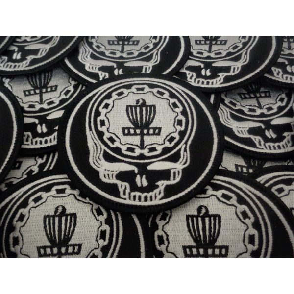New Disc Golf.Ace Your Chains 3" Patch.  Iron On
