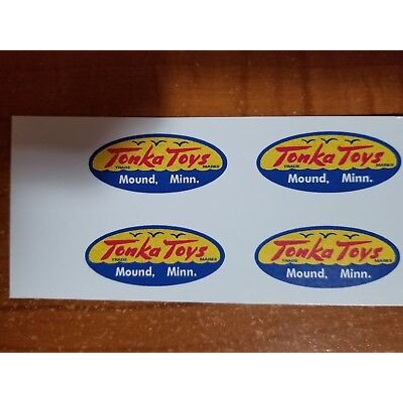 TONKA TRUCK OVAL LOGO VINYL DECAL 1956-1957 - EveryMarket