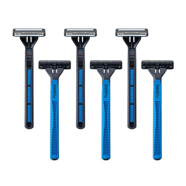 Kai Corporation Besty EX Oscillating 6 Piece Disposable Razor for Men