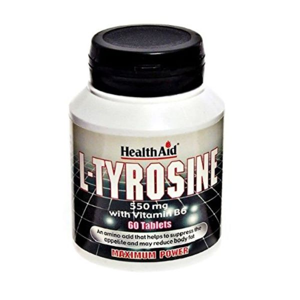 HealthAid L-Tyrosine 550mg - 60 Tablets