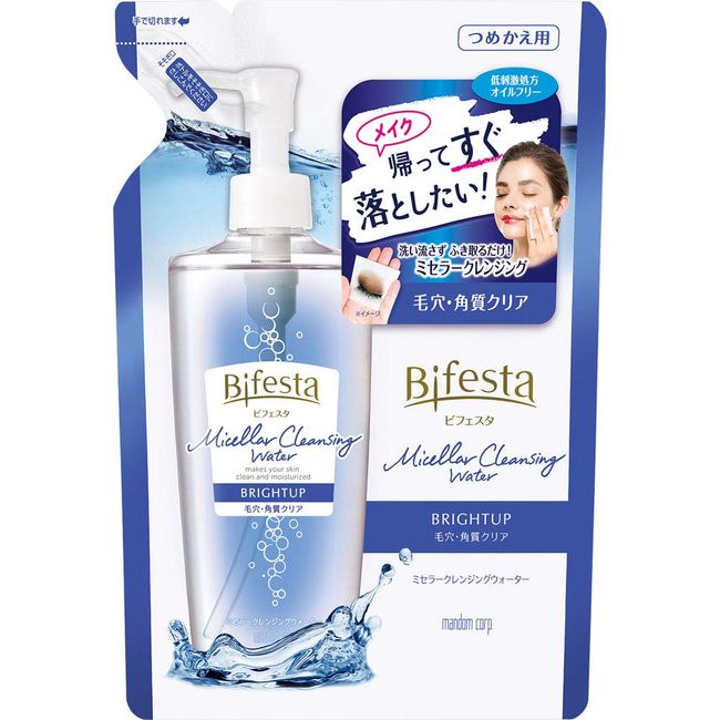Bifesta Micellar Cleansing Water Bright Up Refill, 12.2 fl oz (360 ml)