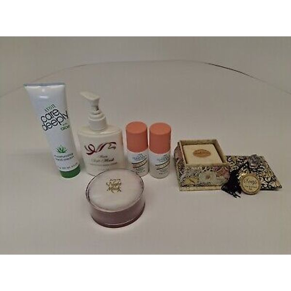 Aviance Night Musk Dusting Powder With Avon Cream And More