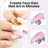 Solid Builder Gel for Nails, Clear, Nail Art for 3D Sculpting Gel Sock off UV LE
