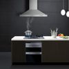30 inch Wall Mount Range Hood Push Control Kitchen Stove Vent 450 CFM LED Light