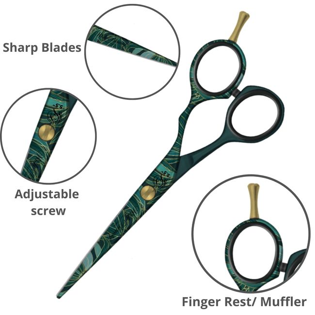 PROFESSIONAL HAIR CUTTING HAIRDRESSER SCISSORS/SHEARS RAZOR EDGE SHARP (5  INCH)