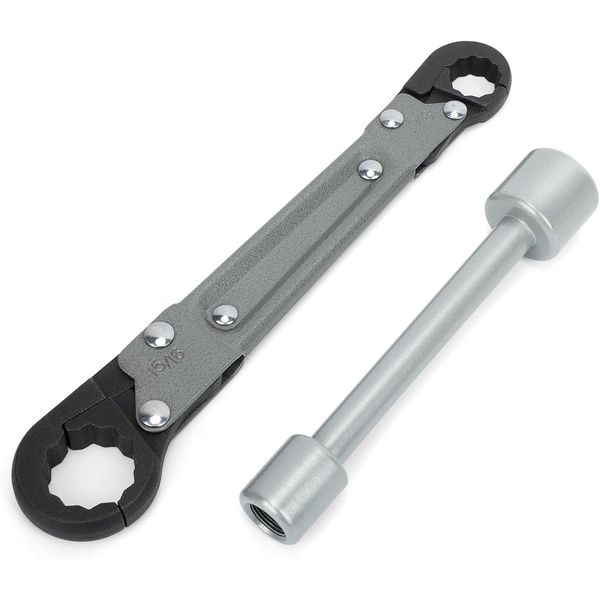 Plumbing Tools Angle Stop Wrench Kit, Angle-On Wrench Professional Plumber Wr...