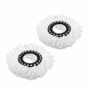 2pcs Microfiber Replacement Mop Heads 15 Inch Spin Mop Refills for Home Cleaning
