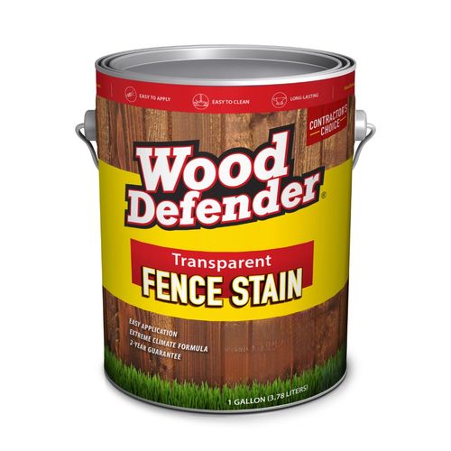 Wood Defender - Transparent Fence Stain - Clear Glow - 1 Gallon