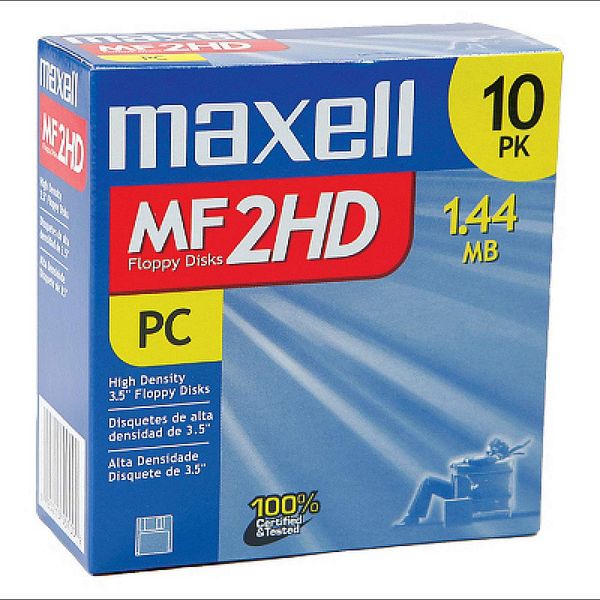 日立マクセル MF2HD　IBMフォーマット　10枚セット