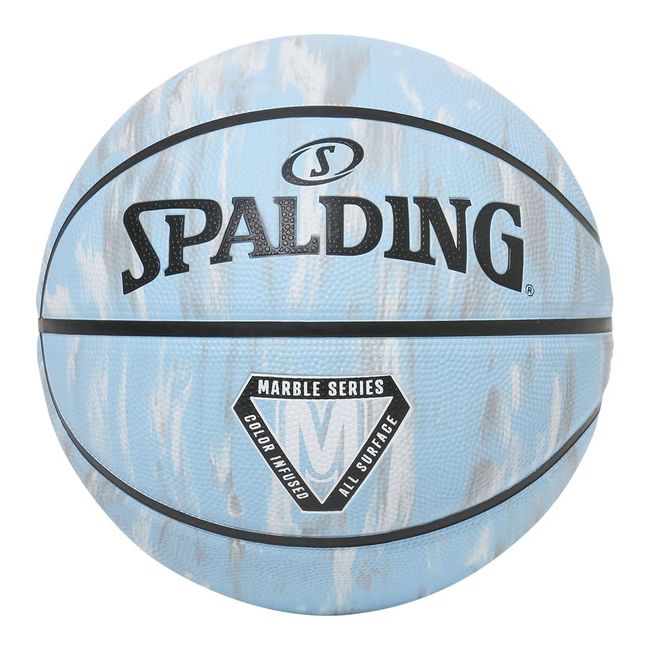 Spalding Marble Carolina Blue Rubber No. 6 Ball 84-935J Basketball Basketball