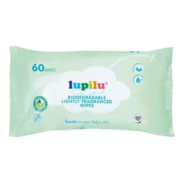 Lupilu Lightly Fragranced Wipes 60 Pack