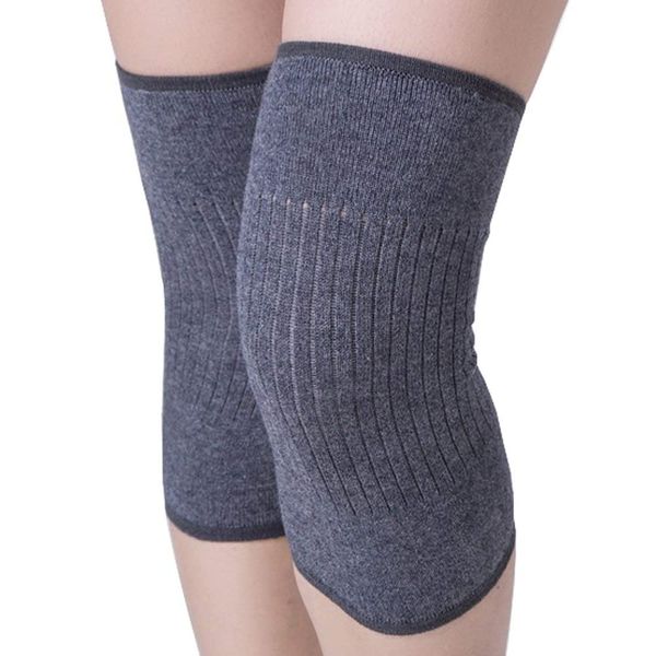 1 Pair Unisex Winter Warm Wool Knee Brace Pads Thicken Leg Warmer Knee Support Sleeves Protector Pad for Women Men Volleyball Dancing & Other Sports, To Joint Pain Arthritis Relief