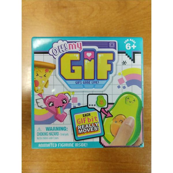 Oh My Gif! GIF's Gone Live! Mystery 1 Bit Pack Figurine Box NIB -  E12E