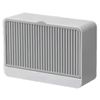 Generic Soap Dish - Wall Mounted, Stick On, Suction, with Lid - Shower Soap Holder - Grey, Plastic, Rectangular