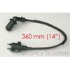 50cc,125cc,150cc Chinese Scooter Coil (cable=14") with 135 Degree Angle Plug