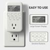 BN-LINK 15A 125V LCD Display in Programmable Digital Timer Weekly Switch Outlet 