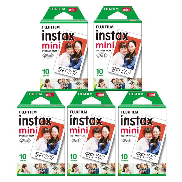 Fujifilm INSTAX MINI JP 1 Instant Camera Film 10 Sheets x 5 Sets