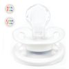 LittleForBig Bigshield Generation-II Adult Sized Printed Pacifier Rainbow Pride Pattern White