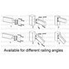 20 Pcs Deck Railing Brackets Connectors With 160 Pcs Screws For 2x4 FREE SHIP