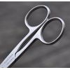 Stainless Steel Curved Nail Scissors Matt Scissors Sewing Scissors Pk2