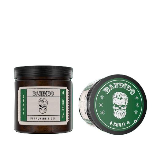 Bandido Hair Styling Gel Men 500 ml 04 Crazy | Ultra Strong Natural Look | Hair Gel Men | No Sticking | Wet Hair Look | Hair Gel Rubber Effect | Children's Styling Gel - Hair Gel Men